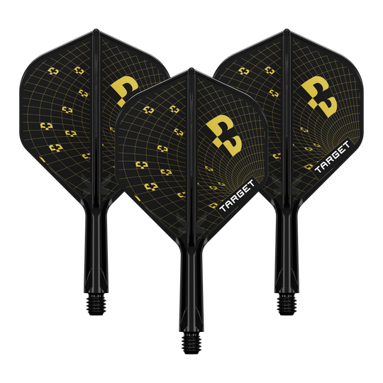 Target K-Flex Bolide No2 Standard Flights Abgebildet ist ein Set von Target K-Flex Bolide No2 Standard Flights mit einer Länge von 19mm. Das Produkt wird in einer Nahaufnahme gezeigt.