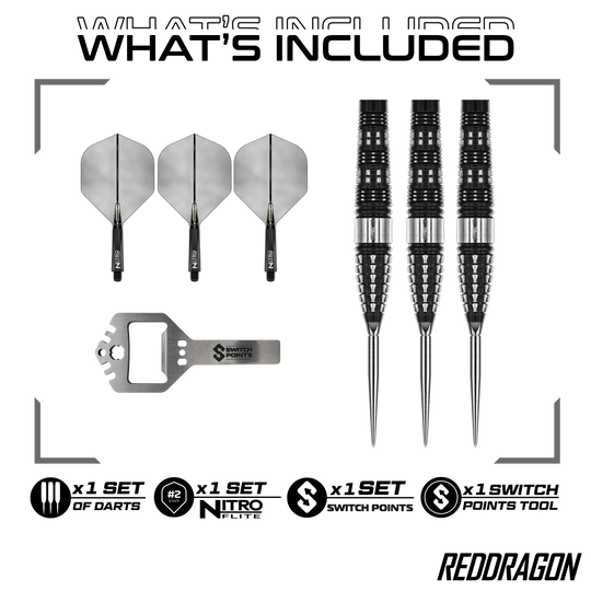 Strzałki stalowe Red Dragon Recon Torpedo Abgebildet sind die Red Dragon Recon Torpedo Steeldarts - 23g. Dieses Produkt ist für Präzision und hohe Leistung entwickelt.