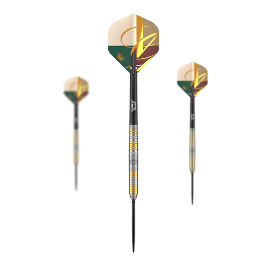 Das Bild präsentiert Bulls NL Vintago Ghost Convertible Points Steeldarts als Set. Dieses Dart-Set eignet sich für ambitionierte Spieler.