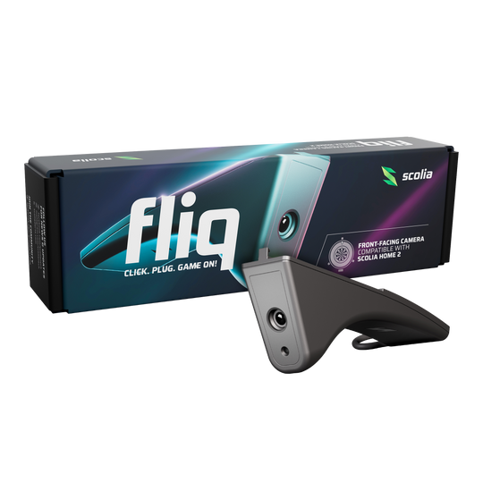 Kamera Scolia Fliq Das Bild zeigt die Scolia Fliq Kamera. Es handelt sich um eine spezielle Kamera für Dartsysteme.