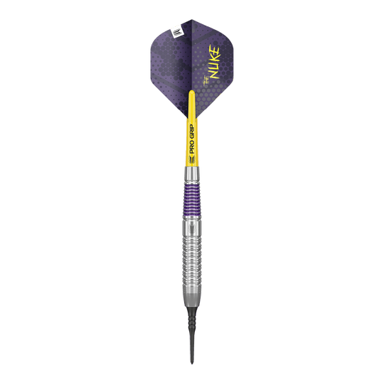 Lotki miękkie Target Luke Littler Brass - 19 g Abgebildet ist ein Target Luke Littler Brass Softdarts mit einem Gewicht von 19g. Der Dartpfeil ist speziell für Softdarts konzipiert.