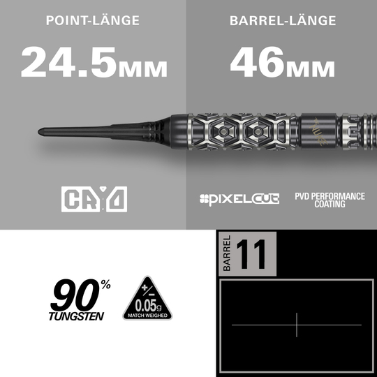 Miękkie lotki Target Luke Littler Nuke Fallout - 19 g Miękkie lotki Target Luke Littler Nuke Fallout - 19 g