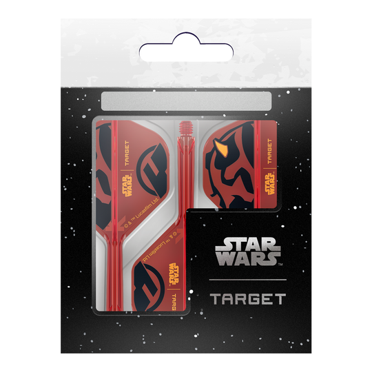 Target Star Wars K-Flex Darth Maul No2 Standard Flights Darts-Flights mit Darth Maul Design im Standardformat. Perfekt geeignet für Star Wars Liebhaber.