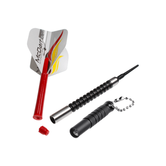 Środek do usuwania pozostałości po trzonku pocisku Das Bild zeigt einen Bullet Shaftrest Entferner in Schwarz. Es handelt sich um ein Zubehörteil für Dartpfeile.