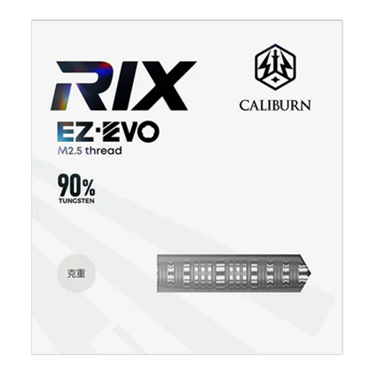 Stalowe lotki Caliburn Rix EZ-EVO R6 Zu sehen ist der Caliburn Rix EZ-EVO R6 Steeldarts. Das Bild stellt die Besonderheiten und Form des Produkts dar.