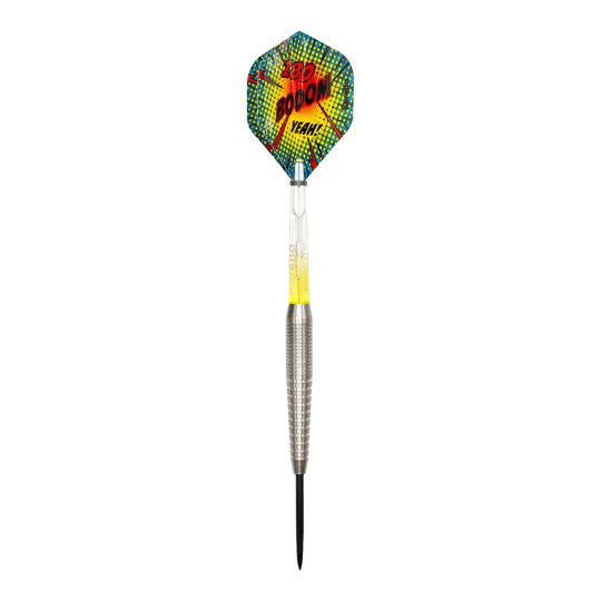 Lotki stalowe Karella Comic Line CL-5 - 21g Hier sieht man die Karella Comic Line CL-5 Steeldarts - 21g. Es sind stilvolle Steeldarts für präzises Werfen.