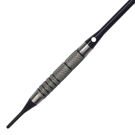 Lotki McDart 85 Tungsten V10 Soft Darts - 17,5 g Dies ist ein McDart 85er Tungsten V10 Softdart mit einem Gewicht von 17,5 g. Der Dartpfeil hat eine strukturierte Metalloberfläche für besseren Halt.