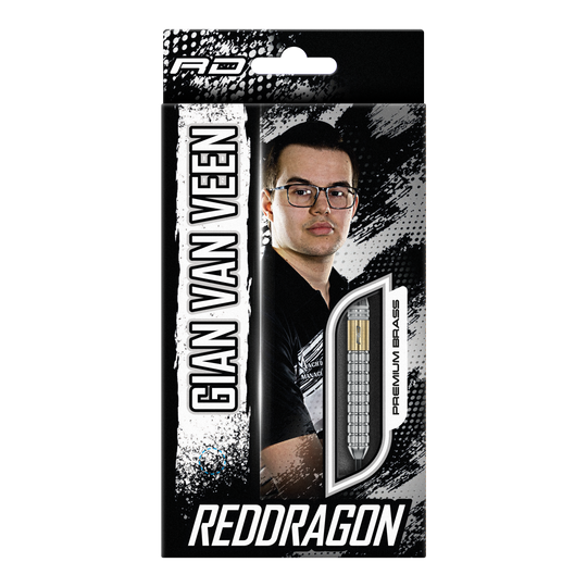 Steeldarts z mosiądzu Red Dragon Gian Van Veen - 21 g Steeldarts z mosiądzu Red Dragon Gian Van Veen - 21 g