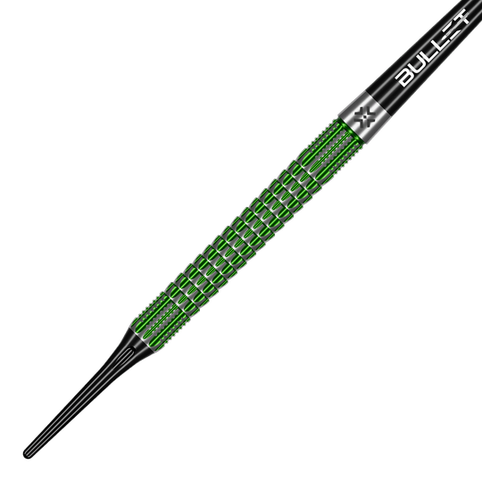 Miękkie lotki Bullet Gator - 20g Gezeigt werden Bullet Gator Softdarts - 20g. Die Darts sind für elektronische Dartscheiben geeignet.