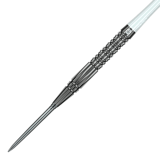 Stalowe lotki Caliburn Prisma P2 - 20,5 g Die Abbildung zeigt die Caliburn Prisma P2 Steeldarts mit einem Gewicht von 20,5g. Das Produkt eignet sich ideal für Steeldartspieler.