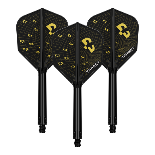 Foto eines Sets von Dart-Flights, vermutlich Target K-Flex Bolide No6 in 33mm. Es sind mehrere der Flights zu sehen.