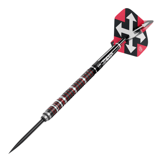 Stalowe lotki Bulls Sixty S2 Das Bild zeigt die Bulls Sixty S2 Steeldarts. Die Darts sind für präzises Werfen beim Dartspiel entworfen.
