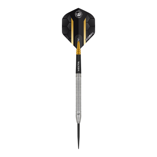 Winmau Team 360 Jack Nankervis Steeldarts - 24g abgebildet. Das Bild zeigt das Design dieses Steeldarts-Produkts.