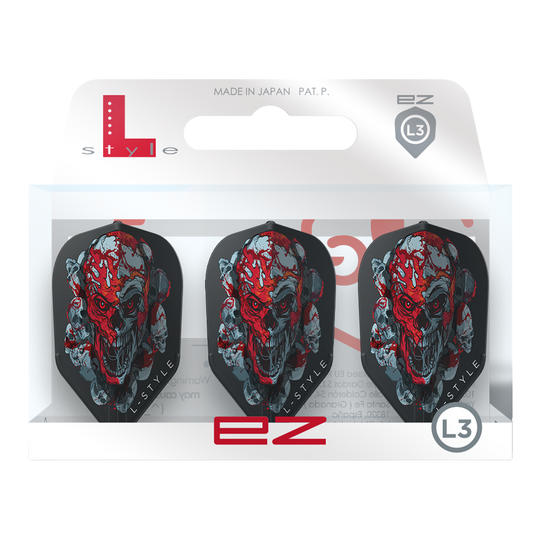 L-Style Ryan Searle Signature V4 Black L3EZ Flights Diese Abbildung zeigt L-Style Ryan Searle Signature V4 Black L3EZ Flights. Die Dartflights zeichnen sich durch ein elegantes, schwarzes Design aus.