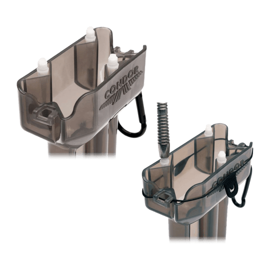 Futerał na lotki Condor DUAL Das Bild zeigt den Condor DUAL Dartcase in transparenter Ausführung. Die Darttasche bietet Platz zur sicheren Aufbewahrung von Dartpfeilen und Zubehör.