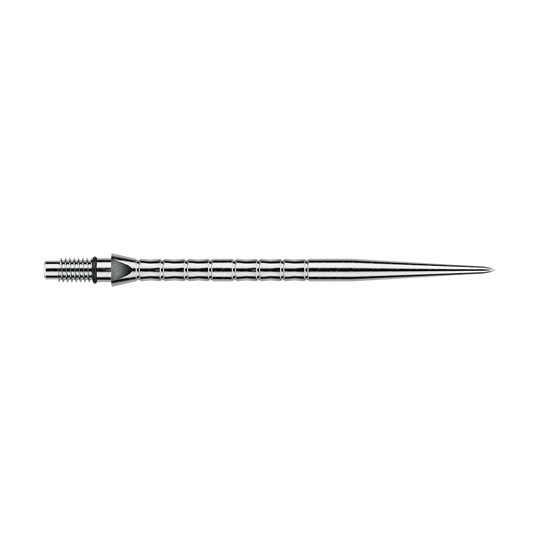 Stalowe groty do lotek Winmau Switch Point Wave – efekt srebrny Dieses Bild heißt Winmau_Switch_Point_Wave_Silver_Effect_Steeldartspitzen_40mm_2. Vermutlich zeigt es silberne Steeldartspitzen mit Wave-Effekt, 40 mm lang.