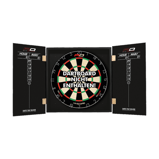 Red Dragon Peter Wright Dartboard Kabinet