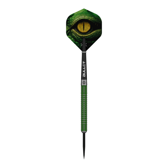 Stalowe lotki Bullet Gator Das Foto stellt die Bullet Gator Steeldarts dar. Sie eignen sich ideal für Dartspieler und Wettkämpfer.