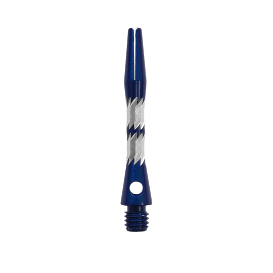 Aluminiowe wałki Bulls NL Minor - niebieskie - 33 mm Abgebildet sind Bulls NL Minor Aluminium Shafts in Blau, 33 mm lang. Die Schäfte sind für Dartpfeile geeignet.