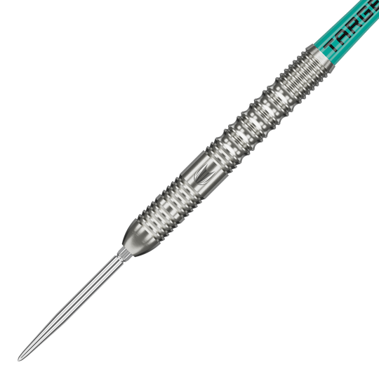 Stalowe lotki Target Hydro 01 Swiss Point Abgebildet ist eine Variante der Target Hydro 01 Swiss Point Steeldarts. Die Darts sind im Detail zu erkennen.