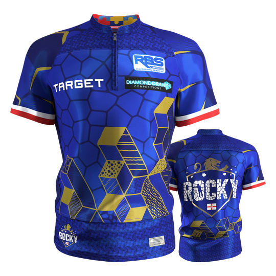 Koszulka Target Josh Rock Dart 2027 Hier ist das Target Josh Rock Dartshirt 2027 zu sehen. Das Shirt überzeugt durch seine moderne Optik.