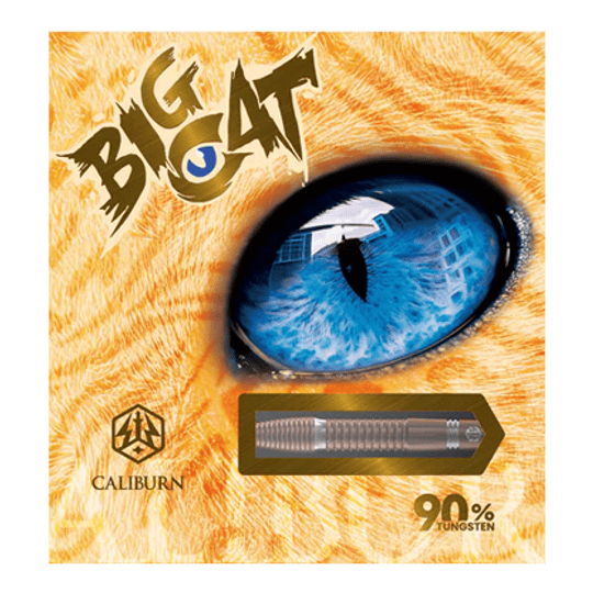 Stalowe lotki Caliburn Big Cats Lion Das Bild zeigt einen Steeldart aus der Serie Caliburn Big Cats Lion. Der Dart ist detailliert und deutlich dargestellt.