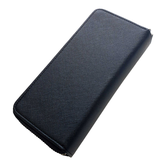 Przypadek biznesowy Cameo Pro3 Das Bild zeigt ein elegantes, schwarzes Etui mit strukturierter Oberfläche. Es ist rechteckig geformt und wirkt stabil und hochwertig.