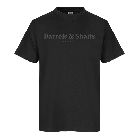 T-shirt „Barrels and Shafts” – czarny