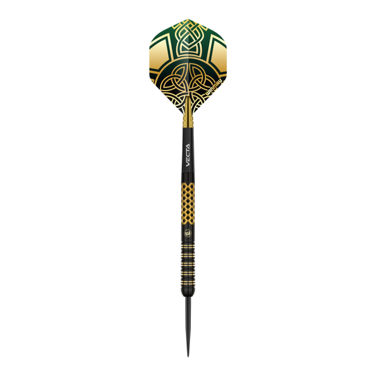 Winmau Brendan Dolan Signature Series Steeldarts Die abgebildeten Darts sind Winmau Brendan Dolan Signature Series Steeldarts. Sie zeichnen sich durch ihre spezielle Form und Verarbeitung aus.