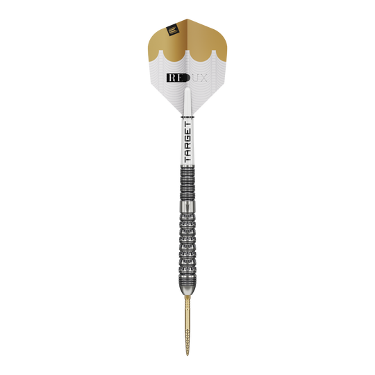 Target Redux 03 Swiss Point Steeldarts werden auf diesem Bild präsentiert. Sie sind optimal für ambitionierte Dartspieler geeignet.