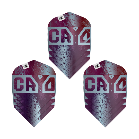 Auf dem Bild sind die Target Pro Ultra Cryo No6 Flights - 3 Sets abgebildet. Diese Flights sind speziell für Dartpfeile geeignet.