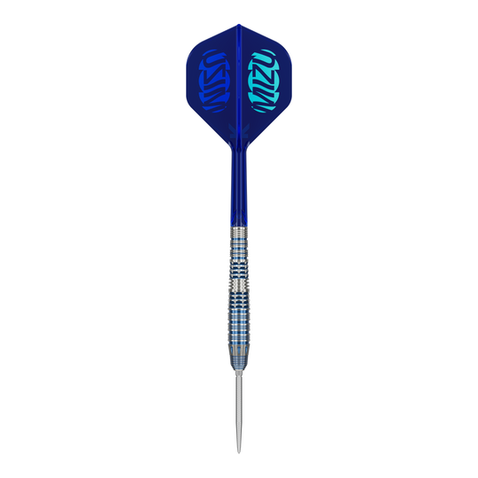 Lotki stalowe Mizu Series 03 Swiss Point firmy Target Japan Das Bild zeigt die Target Japan Mizu Series 03 Swiss Point Steeldarts. Diese Darts sind für professionelle Dartspieler geeignet.