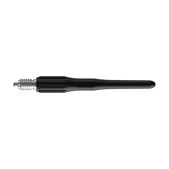 Das Produkt zeigt Bulls NL Convertible Point Softdartspitzen - 15er Pack in Schwarz. Die Spitzen sind für Softdarts gedacht.