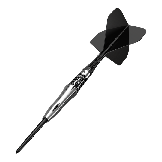 Lotki stalowe Mission Katana Gezeigt werden die Mission Katana Steeldarts. Diese Darts sind für Präzision und Langlebigkeit bekannt.