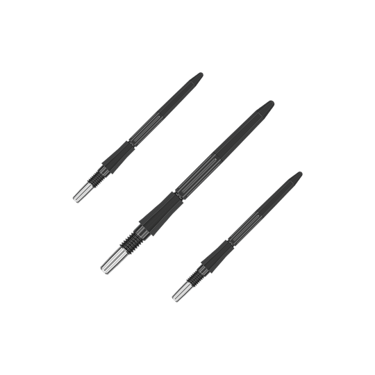 Groty do lotek Target Elysian Archetype 43 Swiss Point Steel – czarne Dieses Bild zeigt schwarze Dartspitzen, 30 mm lang, von Target Elysian Archetype 43 SwissPoint. Die Spitzen sind einzeln abgebildet.