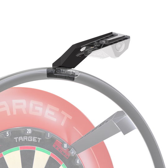 Ramię kamery Target OMNI VIRT Gezeigt wird der Target OMNI VIRT Kamera Arm. Der Arm ist robust gebaut und speziell für Dartspieler entwickelt.