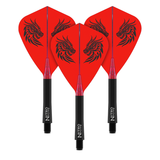 Auf diesem Bild ist ein Artikel mit dem Dateinamen X1091_Red_Dragon_Nitro_Flite_Jonny_Clayton_Kite_Flights_Medium_34mm_2 abgebildet. Es handelt sich vermutlich um Zubehör für Darts oder Flights.