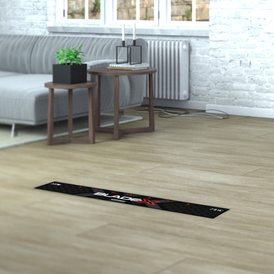 Linka do rzutu Winmau Blade X Hier ist die Winmau Blade X Abwurflinie abgebildet. Sie wird beim Dartspiel als Markierung verwendet.