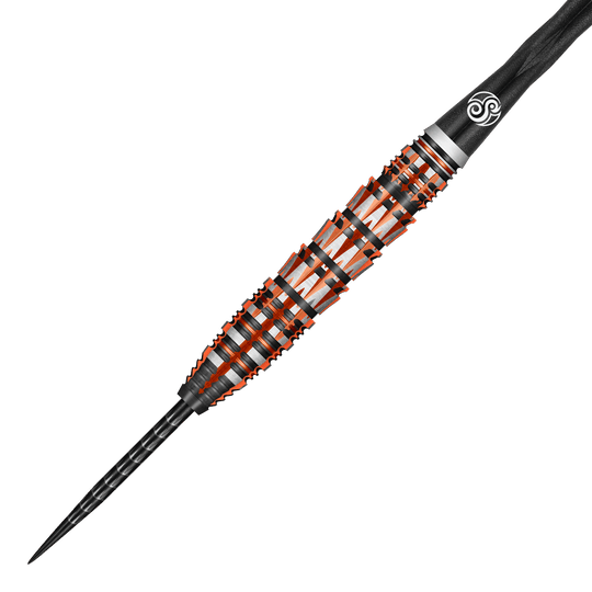 Shoty Badlands Rustin Steel Darts - 23g Hier sehen Sie den Shot Badlands Rustin Steeldarts - 23g. Das Produkt wird aus einer anderen Perspektive präsentiert.