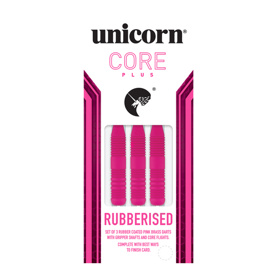 Unicorn Core Plus Gumowane różowe Steeldarts