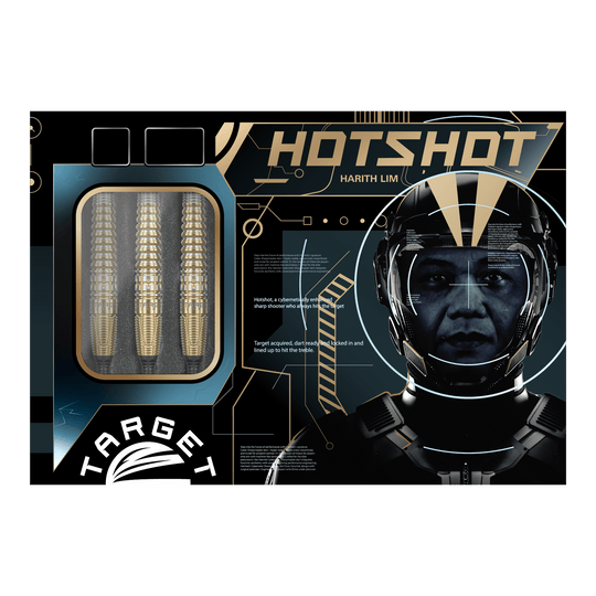 Target Japan Prime Series Harith Lim HotShot GEN3 Soft Darts - 18g Die Target Japan Prime Series Harith Lim HotShot GEN3 Softdarts - 18g werden gezeigt. Diese Softdarts zeichnen sich durch ihr schlankes Design aus.