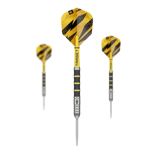 Stalowe lotki Target Buzz 02 Swiss Points Hier sind die Target Buzz 02 Swiss Points Steeldarts zu sehen. Das Produkt zeichnet sich durch hochwertige Verarbeitung aus.