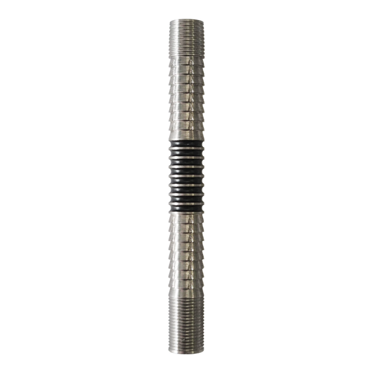 McDart Ringed Shark 2 miękkie lufy do rzutek Abgebildet ist das McDart Ringed Shark 2 Softdart Barrels Produkt. Die Softdart-Barrels haben ein ringförmiges Design.