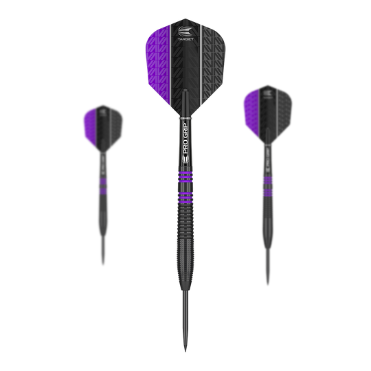 Target Vapor8 Black Purple stalowe rzutki