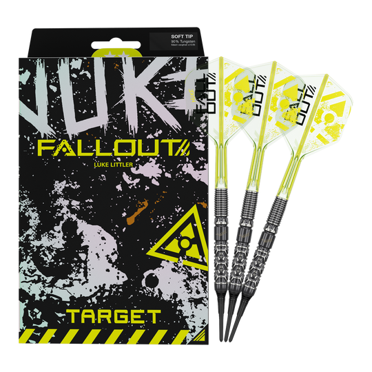 Miękkie lotki Target Luke Littler Nuke Fallout - 19 g Miękkie lotki Target Luke Littler Nuke Fallout - 19 g