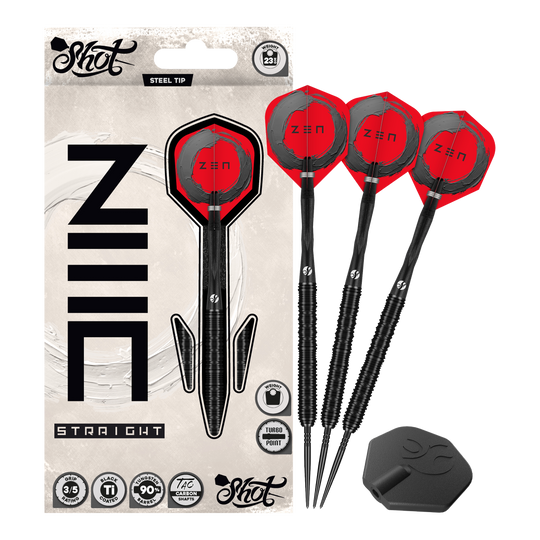 Lotki stalowe Shot ZEN Straight Turbo Point - 23 g