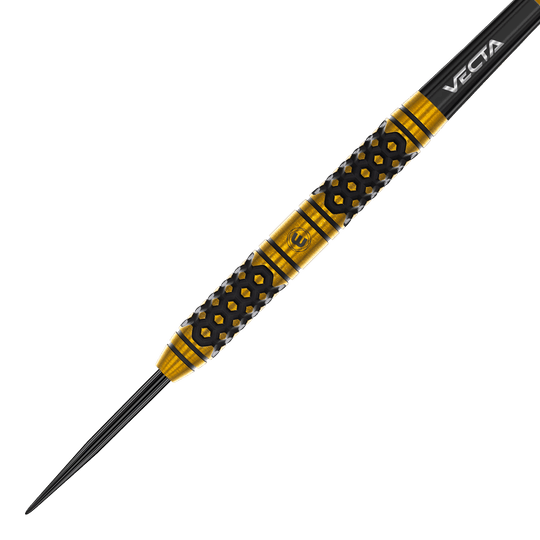Rzutki stalowe Winmau Team 360 Bradley Van Der Velden - 22g Winmau Team 360 Bradley Van Der Velden Steeldarts mit 22 Gramm sind auf dem Bild zu sehen. Die Aufnahme zeigt das Aussehen dieser Steeldarts.