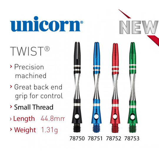 Unicorn Twist Aluminium Shafts