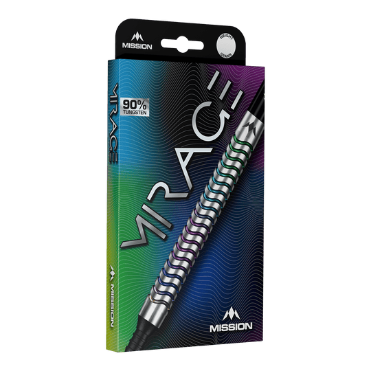 Lotki miękkie Mission Mirage - 20g Das Bild zeigt Mission Mirage Softdarts - 20g. Die Softdarts sind detailliert zu sehen.