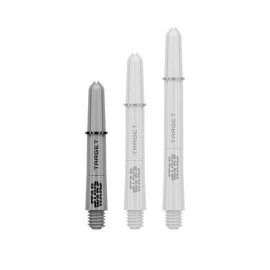 Wałki Target Star Wars ProGrip – szare Das Bild zeigt vermutlich einen Pro Grip Shaft in Grau, 34 mm, kurze Ausführung. Das Produkt ist Teil der Star Wars Reihe.